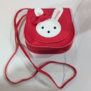 Little Kids Mini Red Bunny Bag